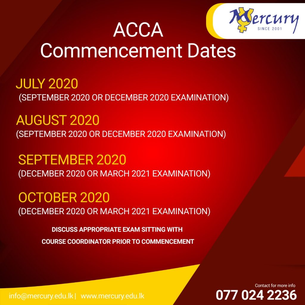 Association of Chartered Certified Accountants (ACCA UK) Sri Lanka